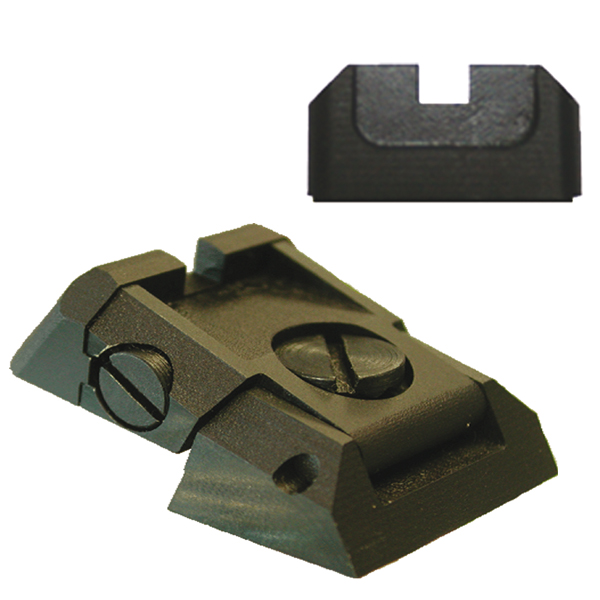 Rear Sight, Novak Adjustable, Tactical Caspian Arms